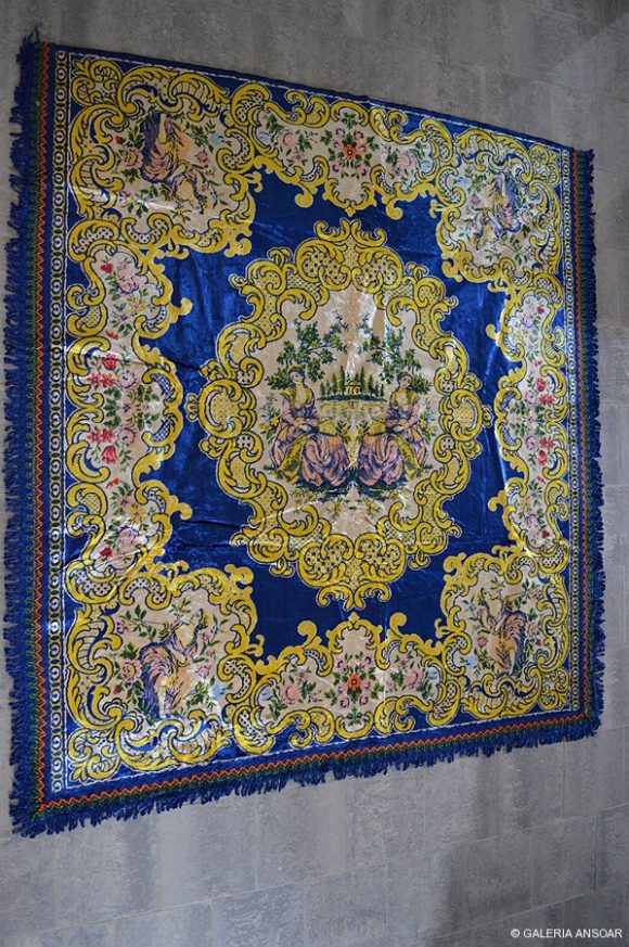 COLCHA DE SEDA Y ALGODON- 220X205- 41 AÑOS -003