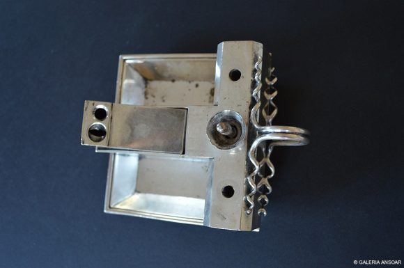 GETHEN. MECHERO Y CORTAPUROS DE PLATA 8X12X12-PESO 580 GRMOS (1)-001 GETHEN. MECHERO Y CORTAPUROS DE PLATA 8X12X12-PESO 580 GRMOS (1)-001